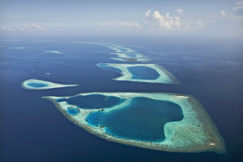 Coral Reef and Atoll-Moldives